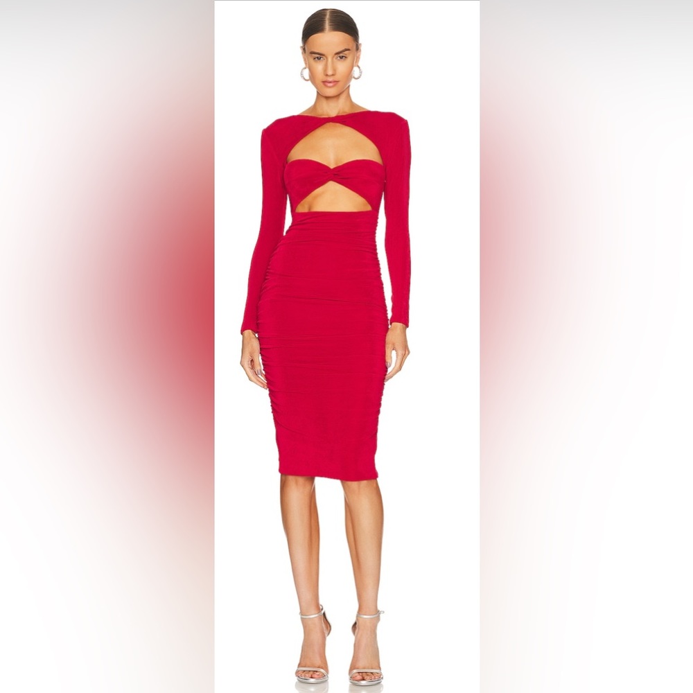 SEROYA Eden dress Red NWT size XL.